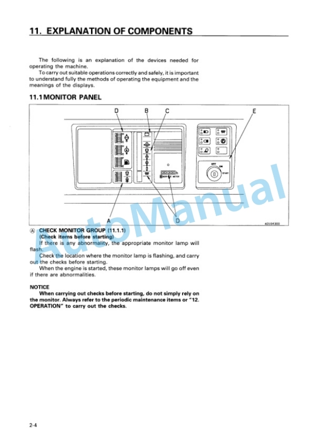 Komatsu D275A-2 Bull Dozer Operation and Maintenance Manual SEAM000307T 2 Komatsu D275A-2 Bull Dozer Operation and Maintenance Manual SEAM000307T - Image 2