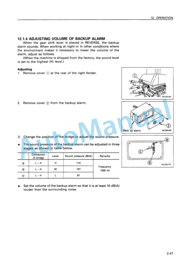Komatsu D275A-2 Bull Dozer Operation and Maintenance Manual SEAM024601P 3 Komatsu D275A-2 Bull Dozer Operation and Maintenance Manual SEAM024601P - Image 3