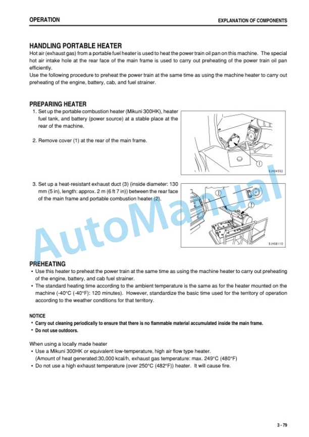 Komatsu D275A-5 Bull Dozer Operation and Maintenance Manual PEN01310-02 3 Komatsu D275A-5 Bull Dozer Operation and Maintenance Manual PEN01310-02-3