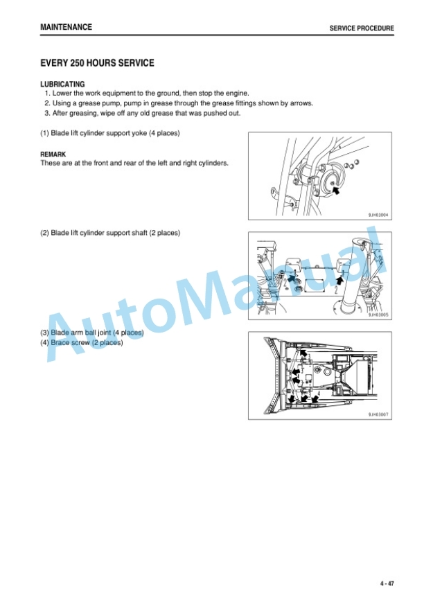 Komatsu D275A-5 Galeo Bull Dozer Operation and Maintenance Manual PEN00048-02 5 Komatsu D275A-5 Galeo Bull Dozer Operation and Maintenance Manual PEN00048-02 - Image 5