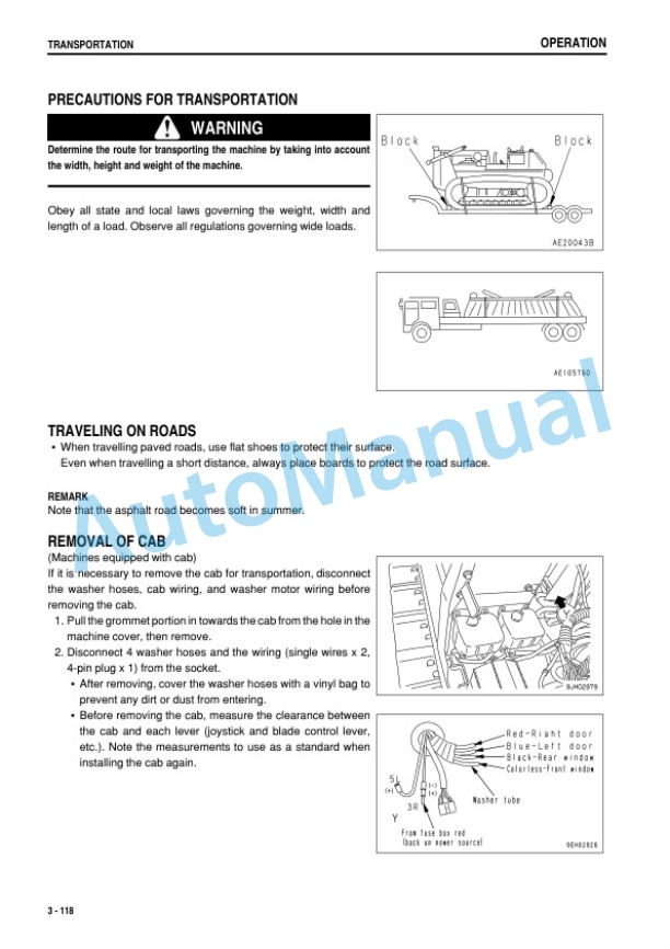 Komatsu D275A-5 Galeo Bull Dozer Operation and Maintenance Manual SEAM044701P 4 Komatsu D275A-5 Galeo Bull Dozer Operation and Maintenance Manual SEAM044701P - Image 4