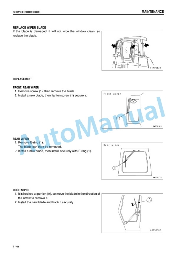 Komatsu D275A-5 Galeo Bull Dozer Operation and Maintenance Manual SEAM044701P 5 Komatsu D275A-5 Galeo Bull Dozer Operation and Maintenance Manual SEAM044701P - Image 5