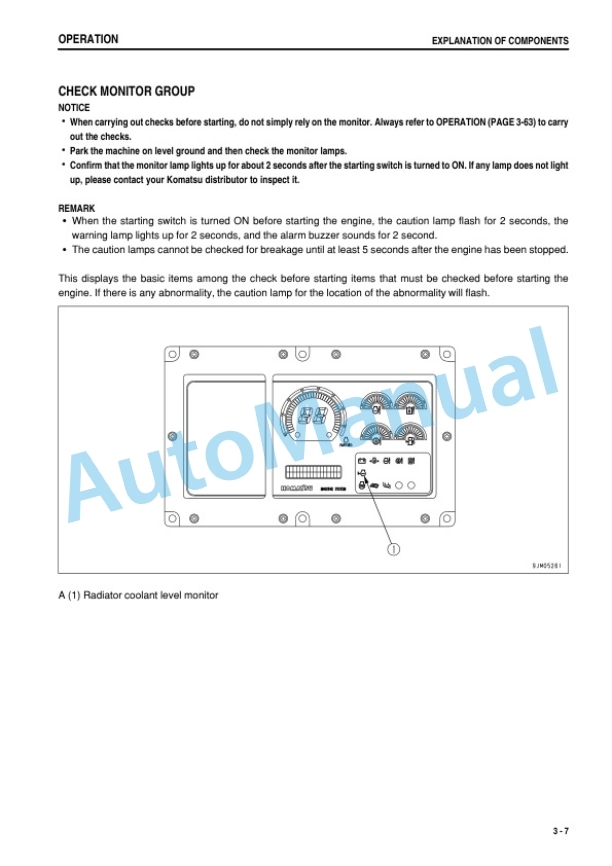 Komatsu D275A-5 Galeo Bull Dozer Operation and Maintenance Manual SEAM044801T 2 Komatsu D275A-5 Galeo Bull Dozer Operation and Maintenance Manual SEAM044801T - Image 2