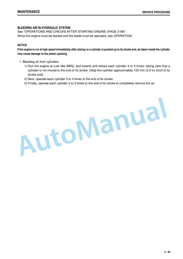 Komatsu D275A-5R Bull Dozer Operation and Maintenance Manual PEN00704-01 5 Komatsu D275A-5R Bull Dozer Operation and Maintenance Manual PEN00704-01 - Image 5