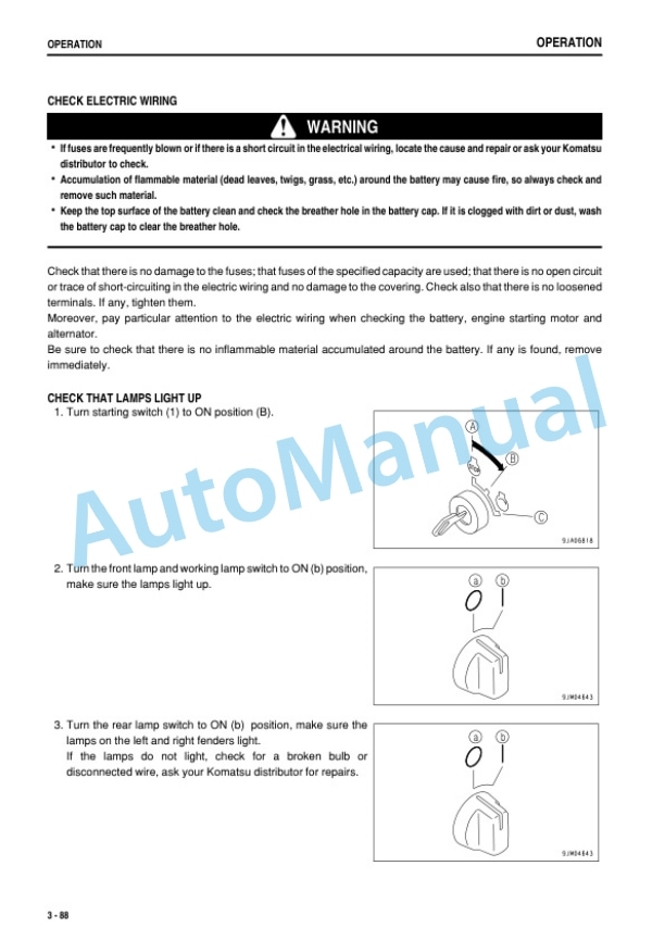 Komatsu D275A-5R Bull Dozer Operation and Maintenance Manual PEN01260-06 3 Komatsu D275A-5R Bull Dozer Operation and Maintenance Manual PEN01260-06-3