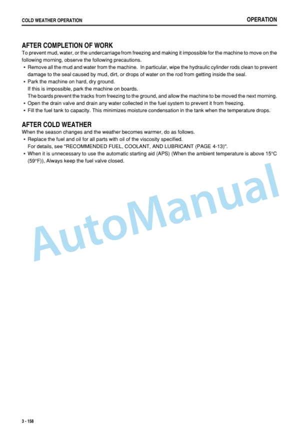 Komatsu D275A-5R Bull Dozer Operation and Maintenance Manual PEN01260-06 4 Komatsu D275A-5R Bull Dozer Operation and Maintenance Manual PEN01260-06-4