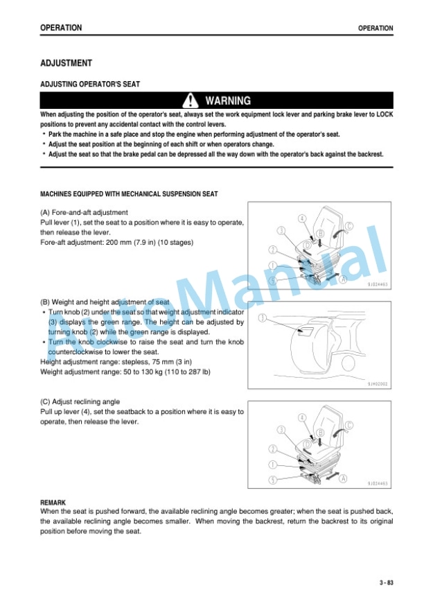 Komatsu D275A-5R Bull Dozer Operation and Maintenance Manual PEN01420-00 3 Komatsu D275A-5R Bull Dozer Operation and Maintenance Manual PEN01420-00 - Image 3