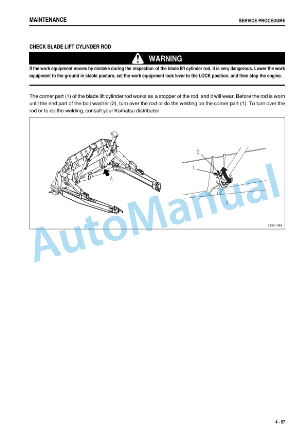 Komatsu D275A-5R Bull Dozer Operation and Maintenance Manual PEN01420-06 5 Komatsu D275A-5R Bull Dozer Operation and Maintenance Manual PEN01420-06-5