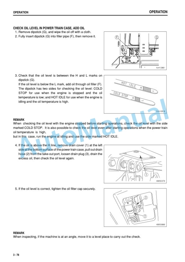 Komatsu D275A-5R Galeo Bull Dozer Operation and Maintenance Manual PEN00174-02 3 Komatsu D275A-5R Galeo Bull Dozer Operation and Maintenance Manual PEN00174-02 - Image 3