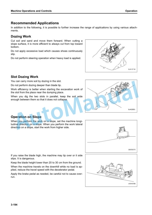Komatsu D275A-6 Bull Dozer Operation and Maintenance Manual PEN01643-06 4 Komatsu D275A-6 Bull Dozer Operation and Maintenance Manual PEN01643-06 - Image 4