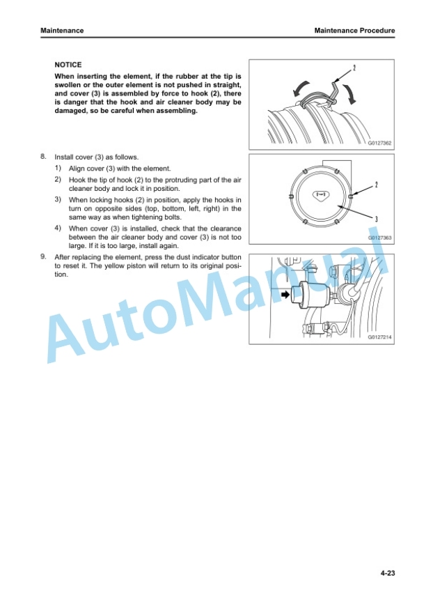 Komatsu D275A-6 Bull Dozer Operation and Maintenance Manual PEN01643-06 5 Komatsu D275A-6 Bull Dozer Operation and Maintenance Manual PEN01643-06 - Image 5