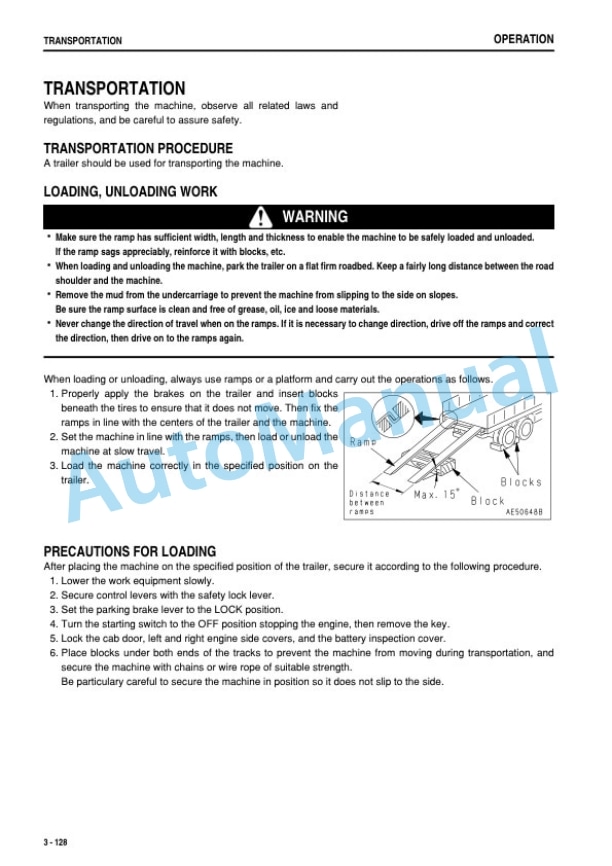 Komatsu D275AX-5 Bull Dozer Operation and Maintenance Manual SEAM043503P 4 Komatsu D275AX-5 Bull Dozer Operation and Maintenance Manual SEAM043503P - Image 4