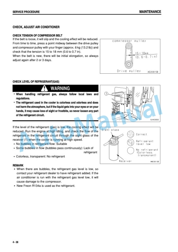 Komatsu D275AX-5 Bull Dozer Operation and Maintenance Manual SEAM048000P 5 Komatsu D275AX-5 Bull Dozer Operation and Maintenance Manual SEAM048000P - Image 5