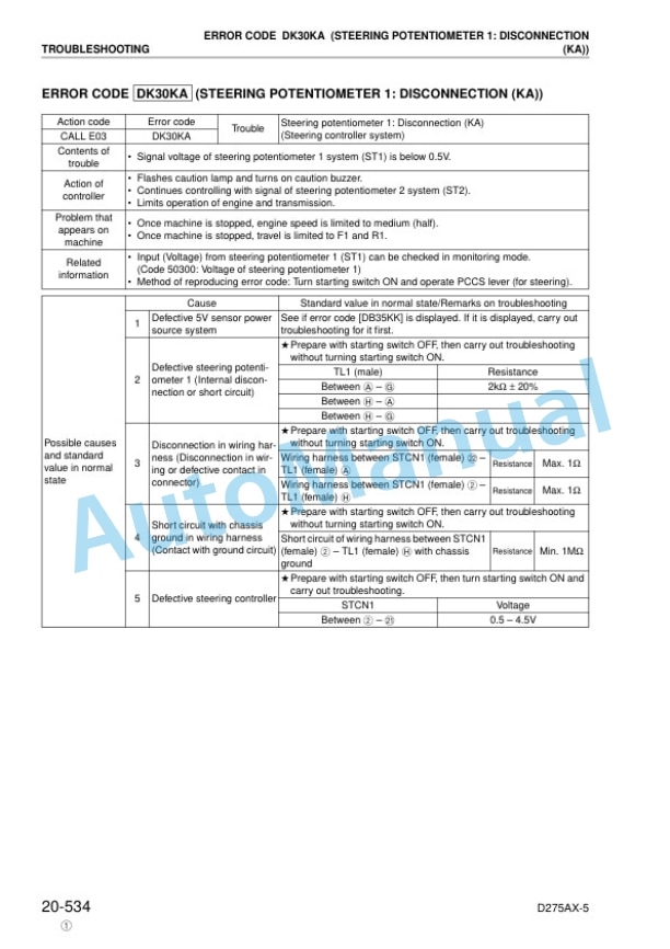 Komatsu D275AX-5 Bull Dozer Shop Manual SEBM025514 4 Komatsu D275AX-5 Bull Dozer Shop Manual SEBM025514 - Image 4