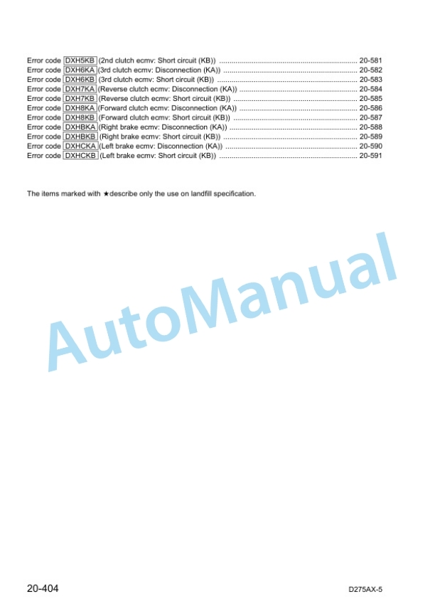 Komatsu D275AX-5 Bull Dozer Shop Manual SEBM032700 4 Komatsu D275AX-5 Bull Dozer Shop Manual SEBM032700 - Image 4
