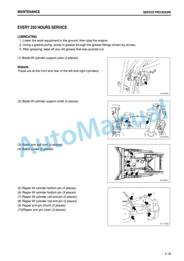 Komatsu D275AX-5 Galeo Bull Dozer Operation and Maintenance Manual PEN00033-02 5 Komatsu D275AX-5 Galeo Bull Dozer Operation and Maintenance Manual PEN00033-02 - Image 5