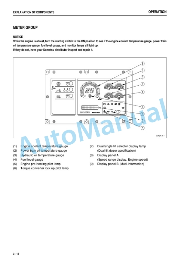 Komatsu D275AX-5 Galeo Bull Dozer Operation and Maintenance Manual PEN00034-02 2 Komatsu D275AX-5 Galeo Bull Dozer Operation and Maintenance Manual PEN00034-02 - Image 2