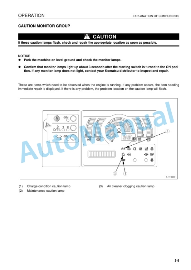Komatsu D275AX-5E0 Bull Dozer Operation and Maintenance Manual EENAM03190 2 Komatsu D275AX-5E0 Bull Dozer Operation and Maintenance Manual EENAM03190 - Image 2