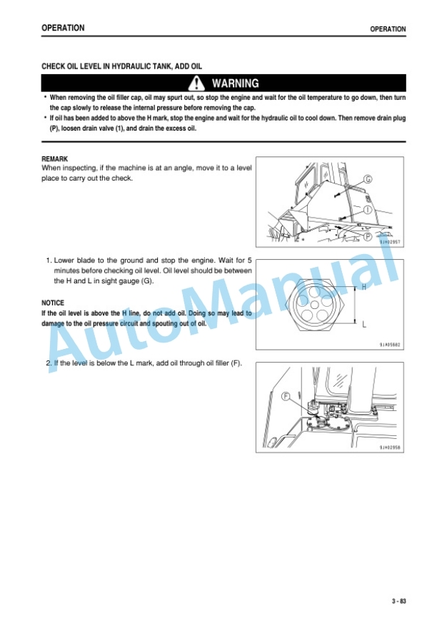 Komatsu D275AX-5E0 Bull Dozer Operation and Maintenance Manual PEN00522-01 3 Komatsu D275AX-5E0 Bull Dozer Operation and Maintenance Manual PEN00522-01 - Image 3