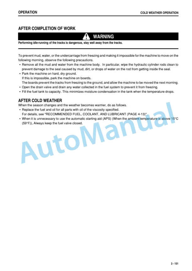 Komatsu D275AX-5E0 Bull Dozer Operation and Maintenance Manual PEN00522-01 4 Komatsu D275AX-5E0 Bull Dozer Operation and Maintenance Manual PEN00522-01 - Image 4