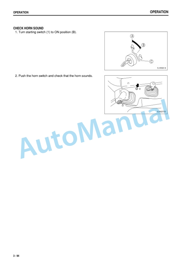 Komatsu D275AX-5E0 Bull Dozer Operation and Maintenance Manual PEN01259-05 3 Komatsu D275AX-5E0 Bull Dozer Operation and Maintenance Manual PEN01259-05-3