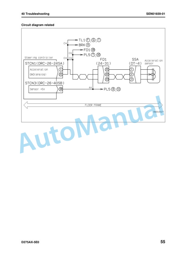 Komatsu D275AX-5E0 Bull Dozer Shop Manual SEN00919-21 4 Komatsu D275AX-5E0 Bull Dozer Shop Manual SEN00919-21 - Image 4