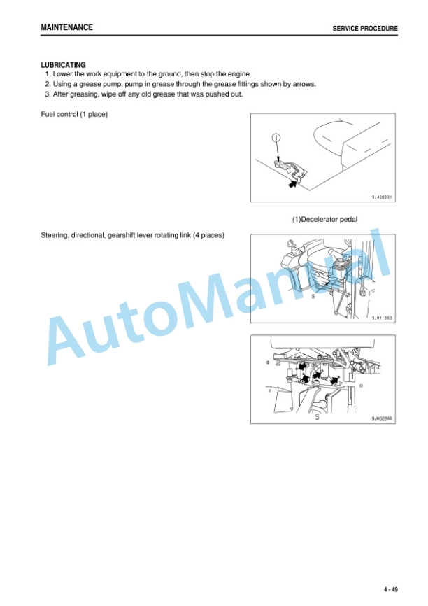 Komatsu D275AX-5E0 Galeo Bull Dozer Operation and Maintenance Manual PEN00132-03 5 Komatsu D275AX-5E0 Galeo Bull Dozer Operation and Maintenance Manual PEN00132-03 - Image 5