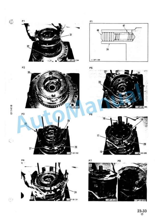 Komatsu D31E-18, D31P-18, D31PL-18, D31PLL-18, D31P-18A, D31S-18, D31Q-18, D37E-2, D37P-2 Bull Dozer Shop Manual SEBM01141805 3 Komatsu D31E-18, D31P-18, D31PL-18, D31PLL-18, D31P-18A, D31S-18, D31Q-18, D37E-2, D37P-2 Bull Dozer Shop Manual SEBM01141805 - Image 3