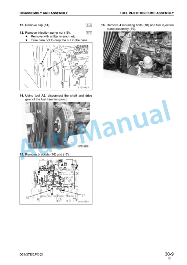Komatsu D31EX-21, D31PX-21, D37EX-21, D37PX-21 Bull Dozer Shop Manual SEBM025607 5 Komatsu D31EX-21, D31PX-21, D37EX-21, D37PX-21 Bull Dozer Shop Manual SEBM025607 - Image 5
