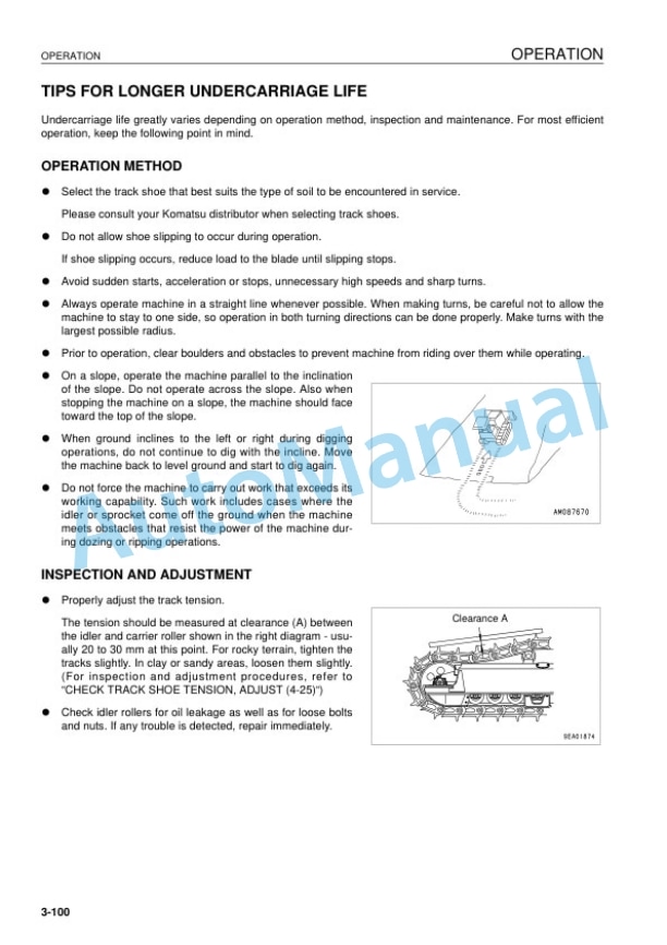 Komatsu D31EX-21, D31PX-21, D37EX-21, D37PX-21, D39EX-21, D39PX-21 Bull Dozer Operation and Maintenance Manual EEAM024300 4 Komatsu D31EX-21, D31PX-21, D37EX-21, D37PX-21, D39EX-21, D39PX-21 Bull Dozer Operation and Maintenance Manual EEAM024300 - Image 4