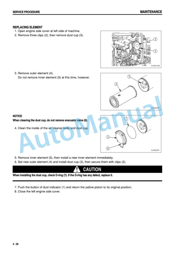 Komatsu D31EX-21, D31PX-21, D37EX-21, D37PX-21 Galeo Bull Dozer Operation and Maintenance Manual SEAM044001T 5 Komatsu D31EX-21, D31PX-21, D37EX-21, D37PX-21 Galeo Bull Dozer Operation and Maintenance Manual SEAM044001T - Image 5