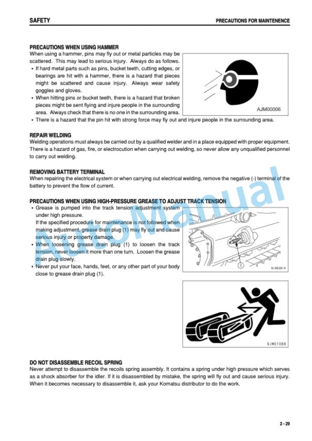 Komatsu D31EX-21, D31PX-21, D37EX-21, D37PX-21 Galeo Bull Dozer Operation and Maintenance Manual SEAM044002T 2 Komatsu D31EX-21, D31PX-21, D37EX-21, D37PX-21 Galeo Bull Dozer Operation and Maintenance Manual SEAM044002T - Image 2