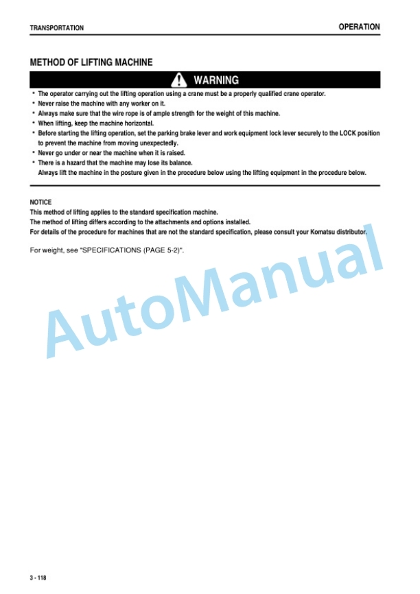 Komatsu D31EX-22, D31PX-22, D37EX-22, D37PX-22 Bull Dozer Operation and Maintenance Manual PEN00295-04 4 Komatsu D31EX-22, D31PX-22, D37EX-22, D37PX-22 Bull Dozer Operation and Maintenance Manual PEN00295-04 - Image 4