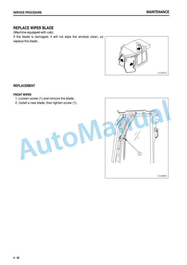 Komatsu D31EX-22, D31PX-22, D37EX-22, D37PX-22 Bull Dozer Operation and Maintenance Manual PEN00295-04 5 Komatsu D31EX-22, D31PX-22, D37EX-22, D37PX-22 Bull Dozer Operation and Maintenance Manual PEN00295-04 - Image 5