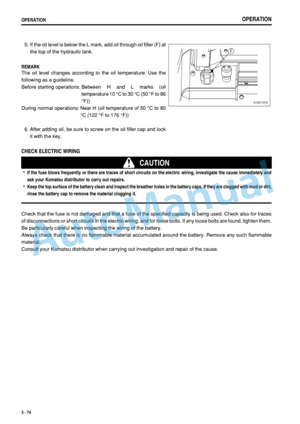 Komatsu D31EX-22, D31PX-22, D37EX-22, D37PX-22 Bull Dozer Operation and Maintenance Manual PEN02122-00 3 Komatsu D31EX-22, D31PX-22, D37EX-22, D37PX-22 Bull Dozer Operation and Maintenance Manual PEN02122-00-3