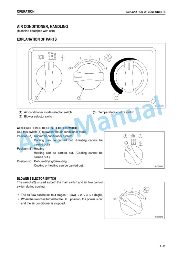 Komatsu D31EX-22, D31PX-22, D37EX-22, D37PX-22 Bull Dozer Operation and Maintenance Manual TEN00525-04 3 Komatsu D31EX-22, D31PX-22, D37EX-22, D37PX-22 Bull Dozer Operation and Maintenance Manual TEN00525-04 - Image 3