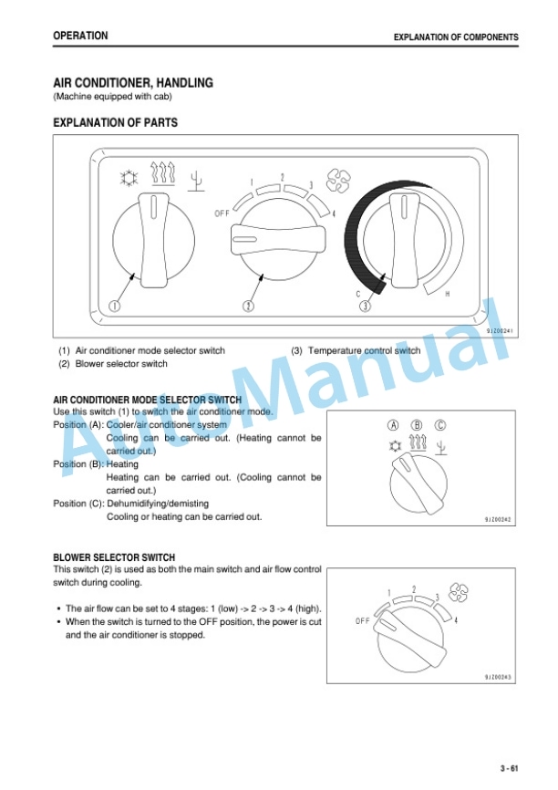 Komatsu D31EX-22, D31PX-22, D37EX-22, D37PX-22 Bull Dozer Operation and Maintenance Manual TEN00525-05 3 Komatsu D31EX-22, D31PX-22, D37EX-22, D37PX-22 Bull Dozer Operation and Maintenance Manual TEN00525-05 - Image 3