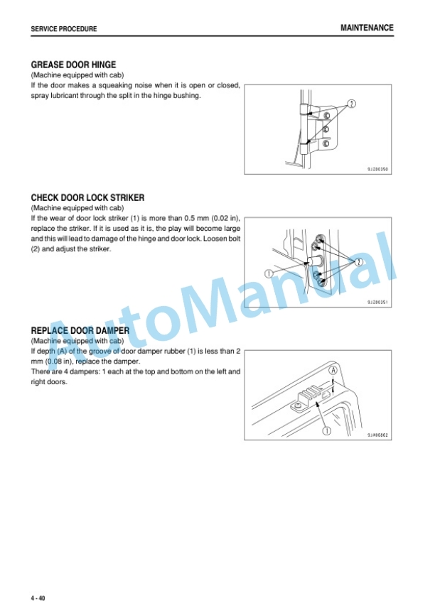 Komatsu D31EX-22, D31PX-22, D37EX-22, D37PX-22 Bull Dozer Operation and Maintenance Manual TEN00525-05 5 Komatsu D31EX-22, D31PX-22, D37EX-22, D37PX-22 Bull Dozer Operation and Maintenance Manual TEN00525-05 - Image 5
