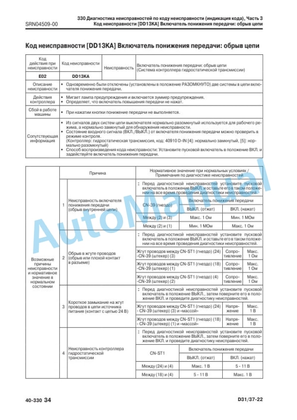 Komatsu D31EX-22, D31PX-22, D37EX-22, D37PX-22 Bull Dozer Shop Manual SRU04343-04 4 Komatsu D31EX-22, D31PX-22, D37EX-22, D37PX-22 Bull Dozer Shop Manual SRU04343-04 - Image 4