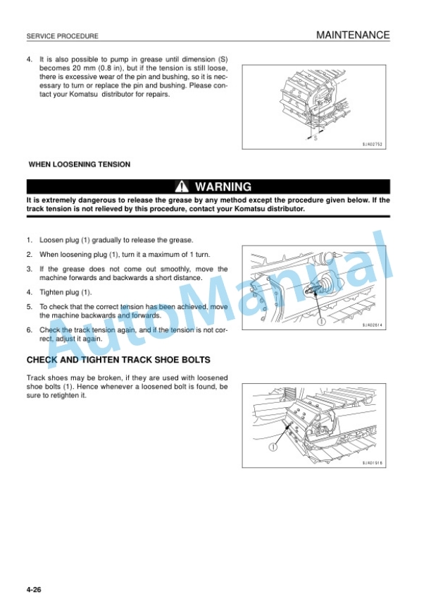 Komatsu D31PLL-21 Bull Dozer Operation and Maintenance Manual PEN01327-01 5 Komatsu D31PLL-21 Bull Dozer Operation and Maintenance Manual PEN01327-01 - Image 5