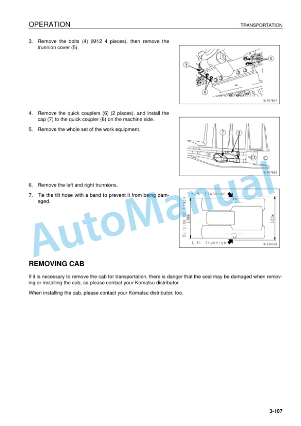 Komatsu D31PLL-21 Bull Dozer Operation and Maintenance Manual PEN01327-05 4 Komatsu D31PLL-21 Bull Dozer Operation and Maintenance Manual PEN01327-05 - Image 4