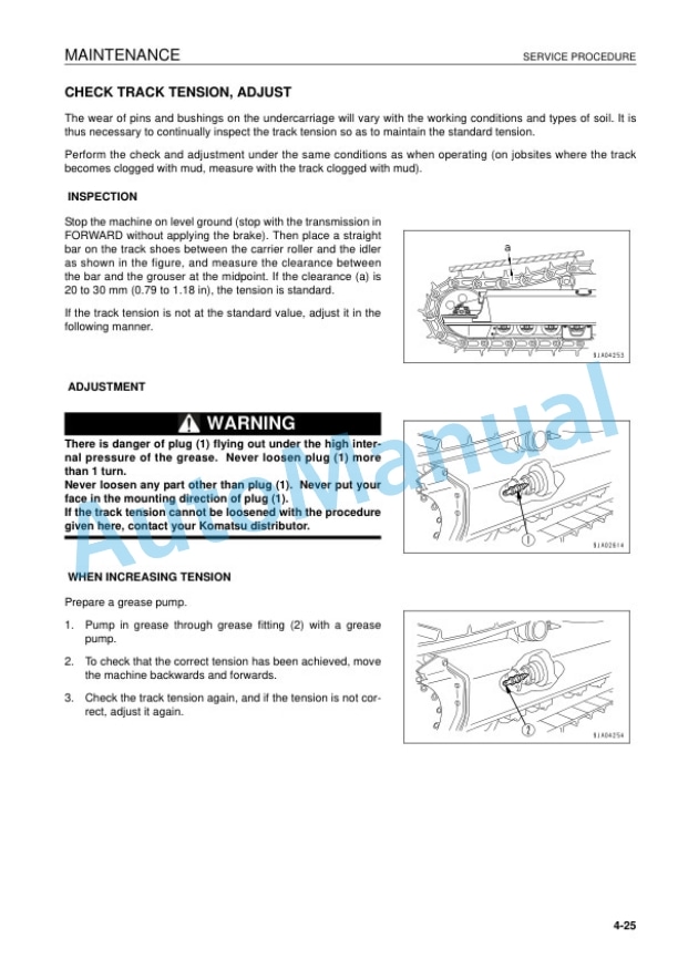 Komatsu D31PLL-21 Bull Dozer Operation and Maintenance Manual PEN01327-05 5 Komatsu D31PLL-21 Bull Dozer Operation and Maintenance Manual PEN01327-05 - Image 5