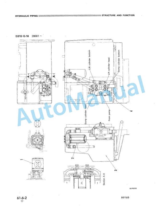 Komatsu D31S-16, D31Q-16 Crawler Dozer Shop Manual SEBM0113B01 5 Komatsu D31S-16, D31Q-16 Crawler Dozer Shop Manual SEBM0113B01-5