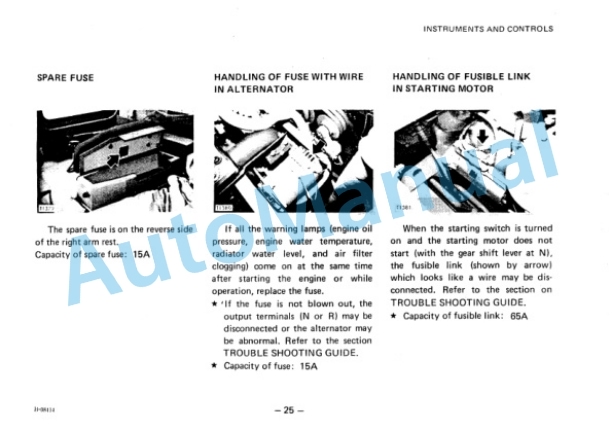 Alternative view of Komatsu D355A-3 Bull Dozer Operation and Maintenance Manual SEAM195B08
