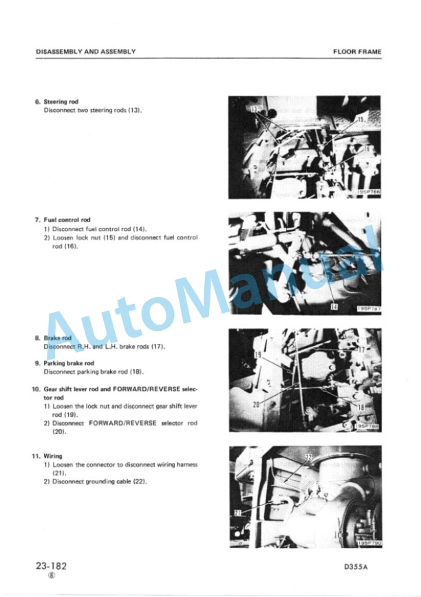 Komatsu D355A-3 Bull Dozer Shop Manual SEBM0195B09 4 Komatsu D355A-3 Bull Dozer Shop Manual SEBM0195B09 - Image 4