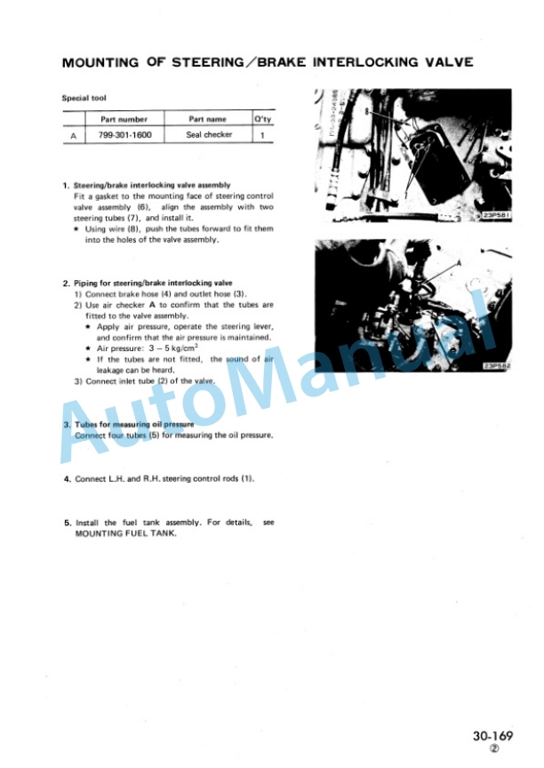 Komatsu D355A-5 Bull Dozer Shop Manual SEBM01950508 4 Komatsu D355A-5 Bull Dozer Shop Manual SEBM01950508-4