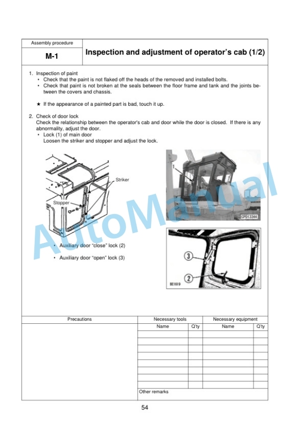 Komatsu D355C-3 Pipe Layer Field Assembly Instruction GEN00024-03 4 Komatsu D355C-3 Pipe Layer Field Assembly Instruction GEN00024-03 - Image 4