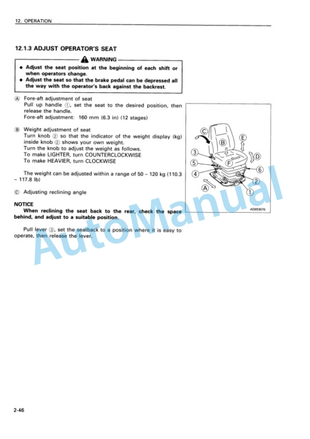 Komatsu D375A-2 Bull Dozer Operation and Maintenance Manual SEAM008300 3 Komatsu D375A-2 Bull Dozer Operation and Maintenance Manual SEAM008300 - Image 3