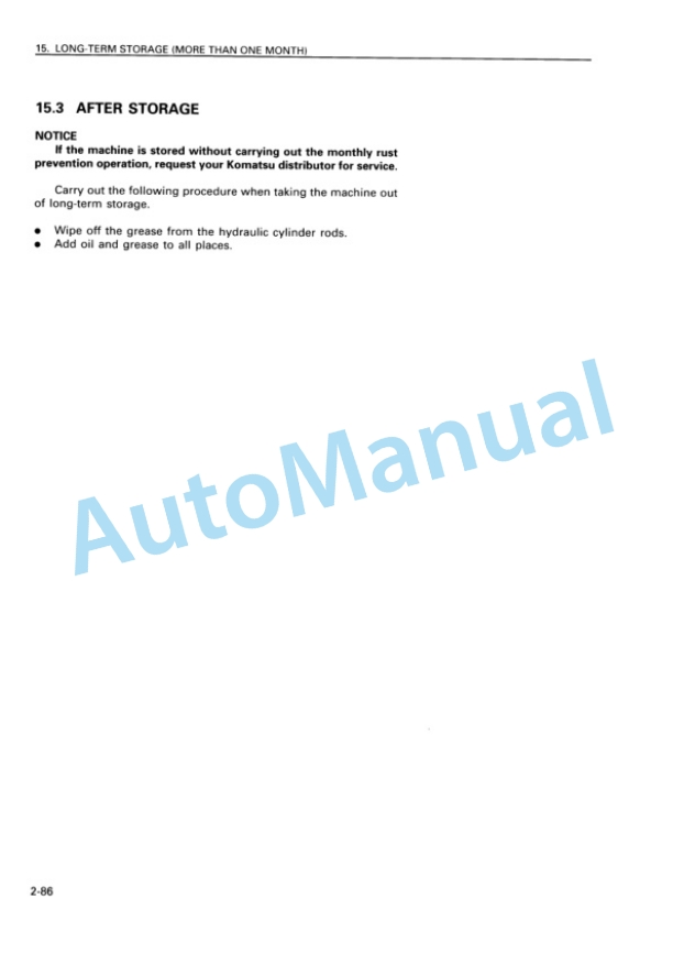 Komatsu D375A-2 Bull Dozer Operation and Maintenance Manual SEAM008300 4 Komatsu D375A-2 Bull Dozer Operation and Maintenance Manual SEAM008300 - Image 4