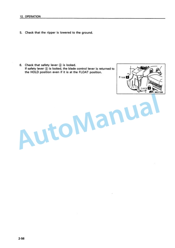 Komatsu D375A-3 Bull Dozer Operation and Maintenance Manual SEAM010803P 3 Komatsu D375A-3 Bull Dozer Operation and Maintenance Manual SEAM010803P - Image 3